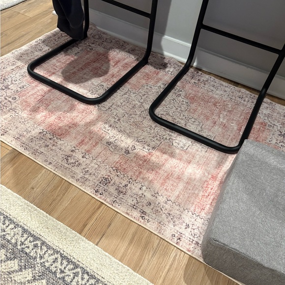 Pink Patterned Rug - Picture 2 of 2